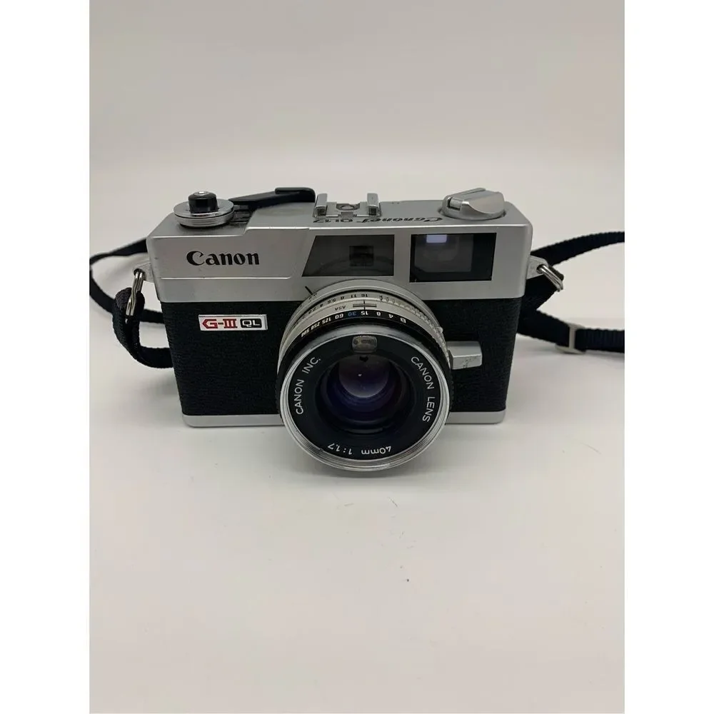 Vintage Canon Canonet QL17 GIII‎ 40mm Film Camera - Untested Parts Repairs